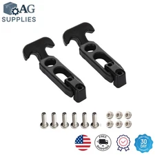 UV Resistant Rubber T-Handle Hasp Latch for Tool Box & Cart - Black, 2 PCS