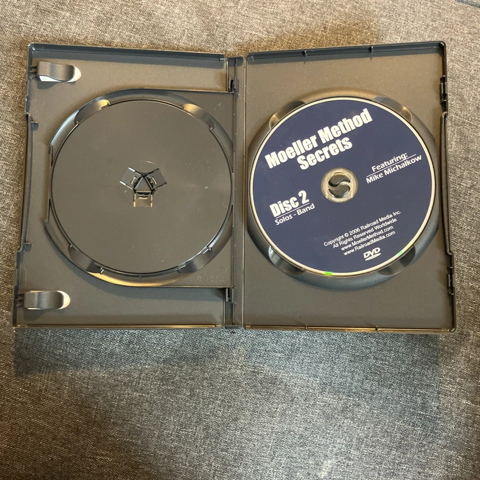 Moeller Method Secrets Drumming Lessons 2 DVD Set New Mike Michalkow - Image 4 of 4