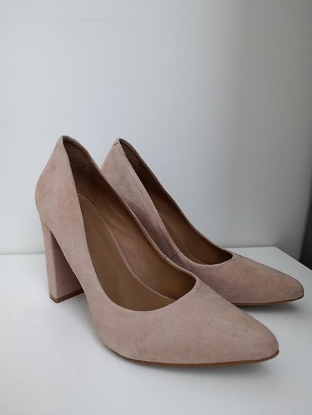 Women Hallhuber Heels Beige Suede 39