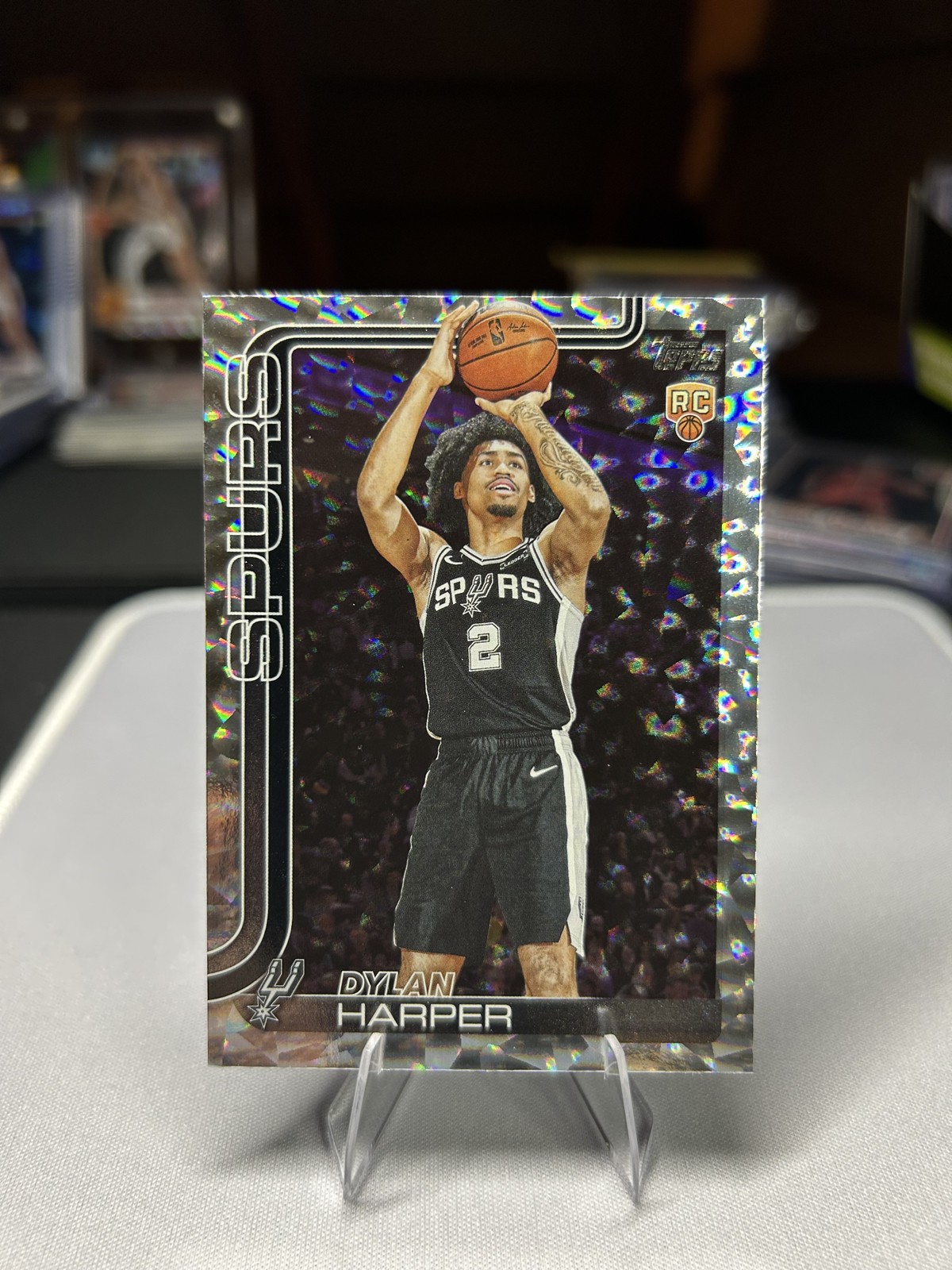 2025-26 Topps - Dylan Harper #202 Crackleboard Foil (RC)