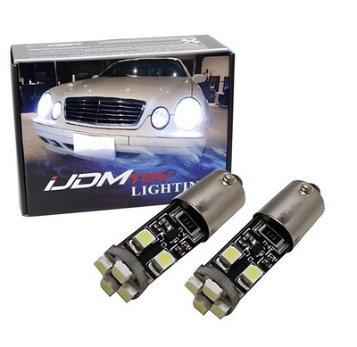Xenon White Error Free 64132 H6W LED Bulbs For Audi Mercedes Parking Lights