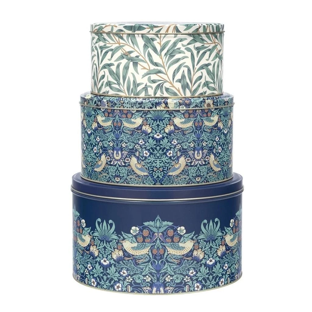Cake Storage Tins Stackable William Morris Inspired Set Of 3 Round Containers
Opens in a new window