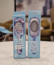 The Knot Dr. for Conair Pro Brite Hair Brush Electric Print LOT OF 2