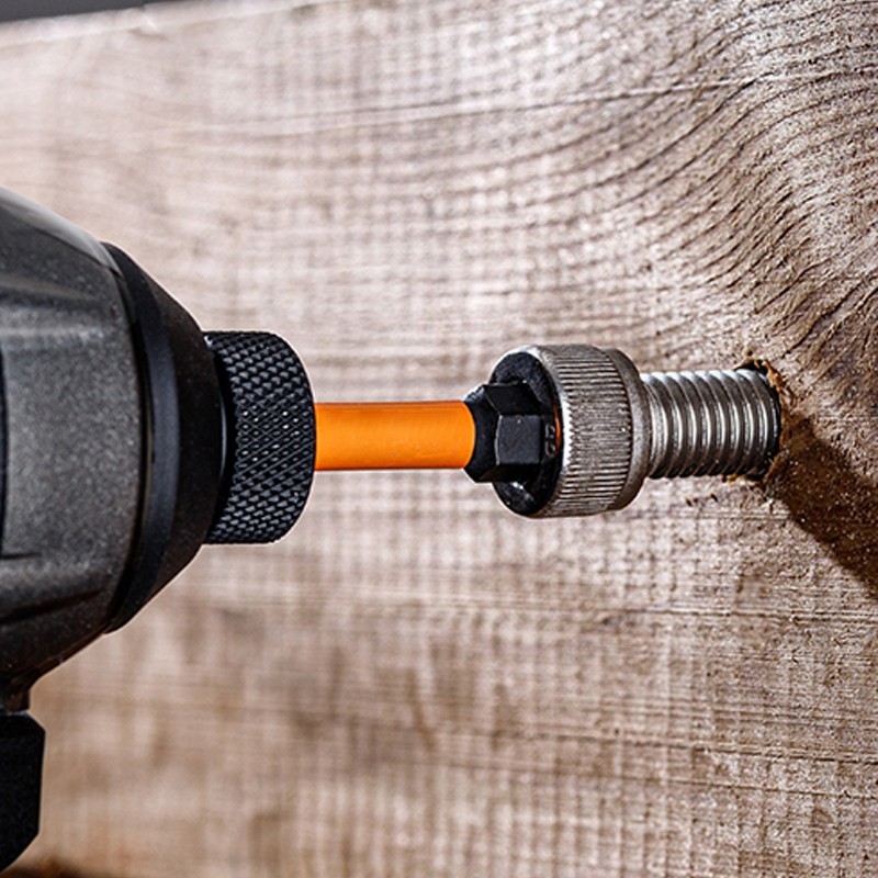 20Pcs Impact Hex Head Allen Wrench Drill Bit Set 50mm Metric SAE Magnetic Tips