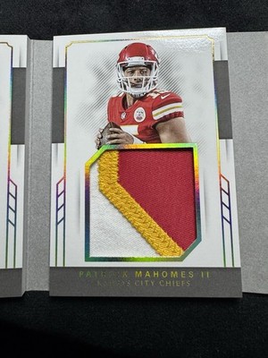 2017 Panini National Treasures Patrick Mahomes Watson + RC Patch Booklet 05/25