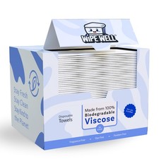 Disposable Face Towels for Sensitive Skin, Biodegradable Ultra Soft Facial Dr...