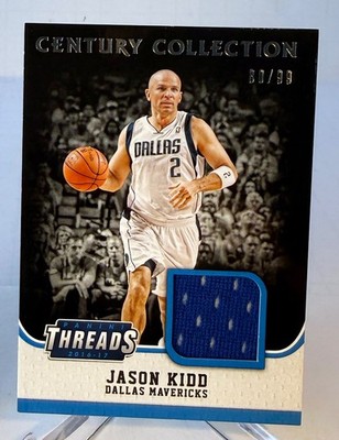 2016 Threads Jason Kidd Jersey Century Collection Materials #19 /99 (MEM)