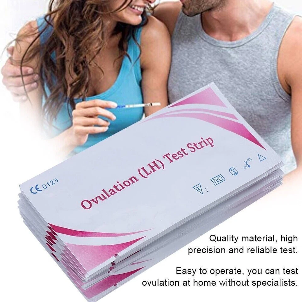 100X Ovulationstest Streifen 10miu/ml LH Eisprung Ovulation Test Damen Fruchtb - Bild 3 von 4