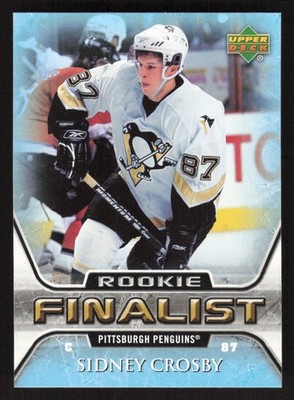 2005-06 Upper Deck NHL All-Time Greatest Finalist Sidney Crosby RC #84 Penguins
