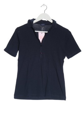 DARLING HARBOUR V-Ausschnitt-Shirt Damen Shirt Gr. DE 38 blau Casual-Look