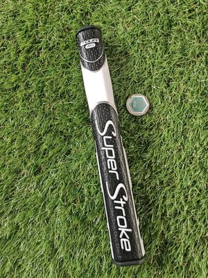 Superstroke Zenergy Tour Round 3.0 schwarz weiß Putter Golfgriff GRATIS BALLMARKER