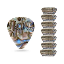 PRS Abalone Celluloid Guitar Picks Medium 72 Pack