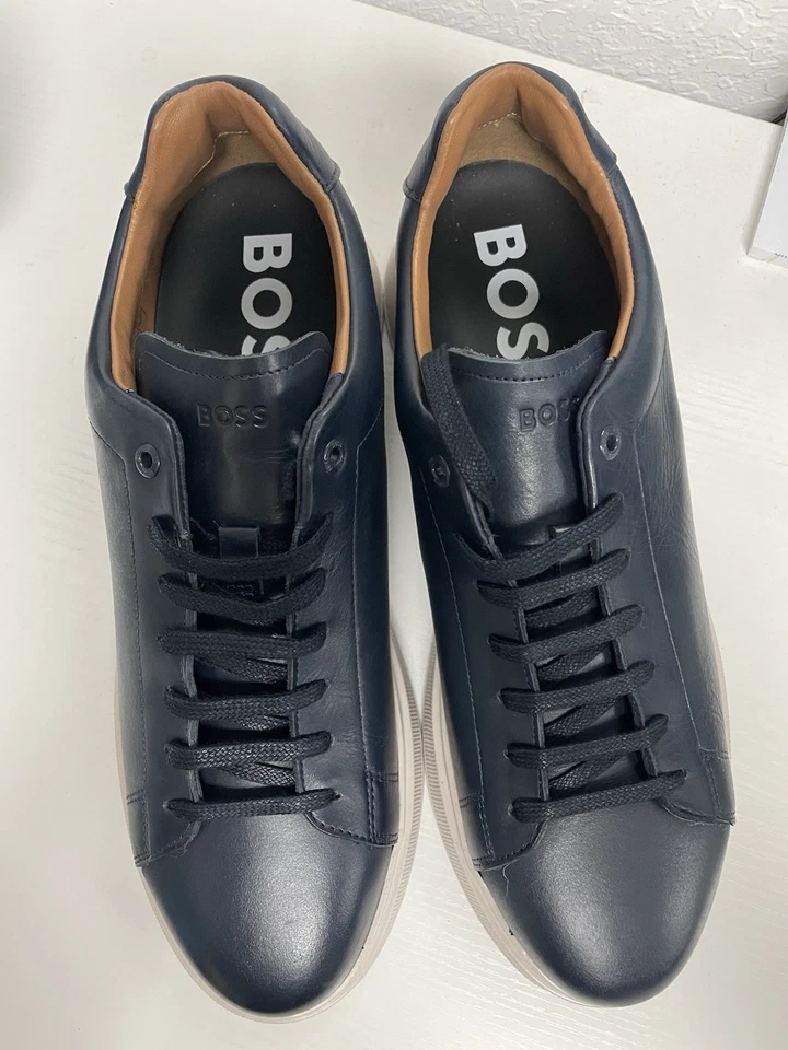 Tênis masculino azul escuro BOSS - Imagem 3 de 3