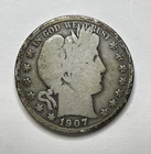 1907 Barber Silver Half Dollar Collectible - 54001