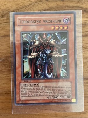 Yugioh! Terrorking Archfiend Dcr-072  1.Edition Super Rare Holo Karte Englisch