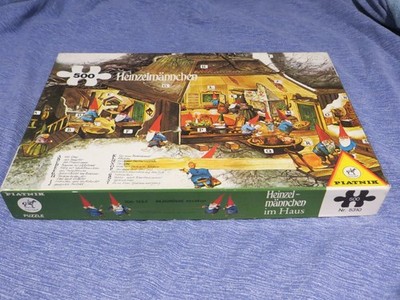 Piatnik Puzzle 500 Teile 70er - Heinzelmännchen im Haus