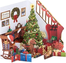 Magic Moments Pop up Christmas Card (Sharing Christmas with You)