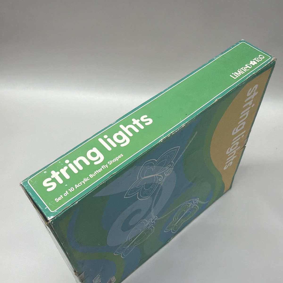 VTG 90's Limited Too Acrylic Butterfly String Lights Vintage Y2K