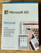 Microsoft 365 Personal 1 Year Office Subscription PC Mac Mobile Tablet 2025