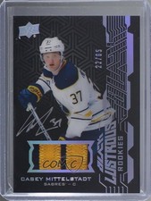 2018 SPx UD Black Lustrous Rookies 22/65 Casey Mittelstadt #LR-CM Patch Auto 8tn
