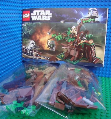 Lego Star Clone Wars EWOK ATTACK 7956 *Speeder and Tree Only