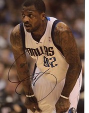DESHAWN  STEVENSON   DALLAS  MAVERICKS  SIGNED 8X10