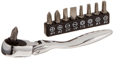 Titan 11212 Tool 10-piece Micro Flex Bit Driver