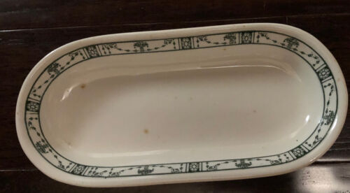 VTG 1925 Iroquois China Georgian Pattern Oval Dish Veihl-Crawford Fort Worth