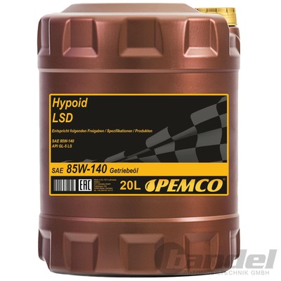 20 L PEMCO HYPOID LSD 85W-140 GETRIEBEÖL passend für API GL-5 TRUCK GEAR