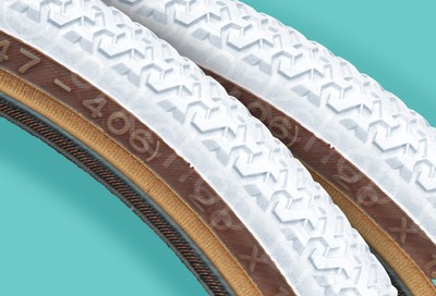 Kenda K55 freestyle old school BMX skinwall gumwall tires PAIR 20/" X 1.75/" GRAY