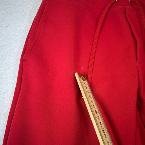Polo Ralph Lauren Double Knot Joggers Mens M Red Sweatpants Drawstring *FLAWS* - Picture 10 of 17