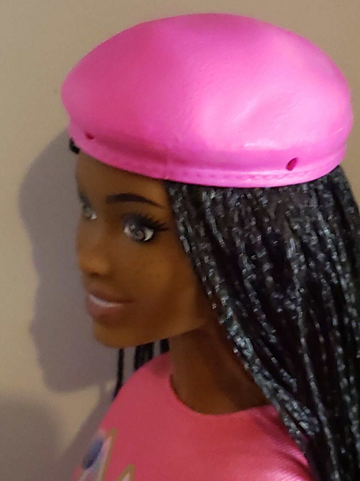 Barbie Movie Pink Hat Halloween for Women, Stylish Beret Adults for Cosplay  Gift