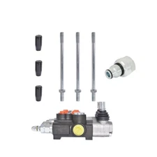 3 Spool 13GPM Hydraulic Control Valve Double Acting with Conversion Plug