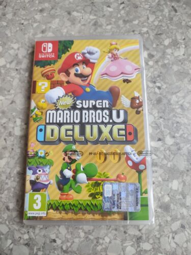 New Super Mario Bros.u Deluxe Nintendo Switch PAL italiano multilingua nuovo