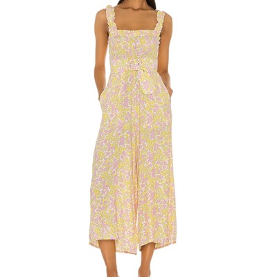 faithfull the brand yellow jumpsuit