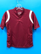 NEW Score Sports 100% Polyester Youth Soccer Jersey Color Maroon White Size YM