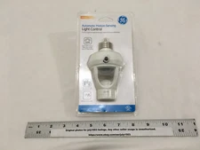 (1) NEW GE Automatic 360° Motion-Sensing Light Control Indoor 15' Range - 10458