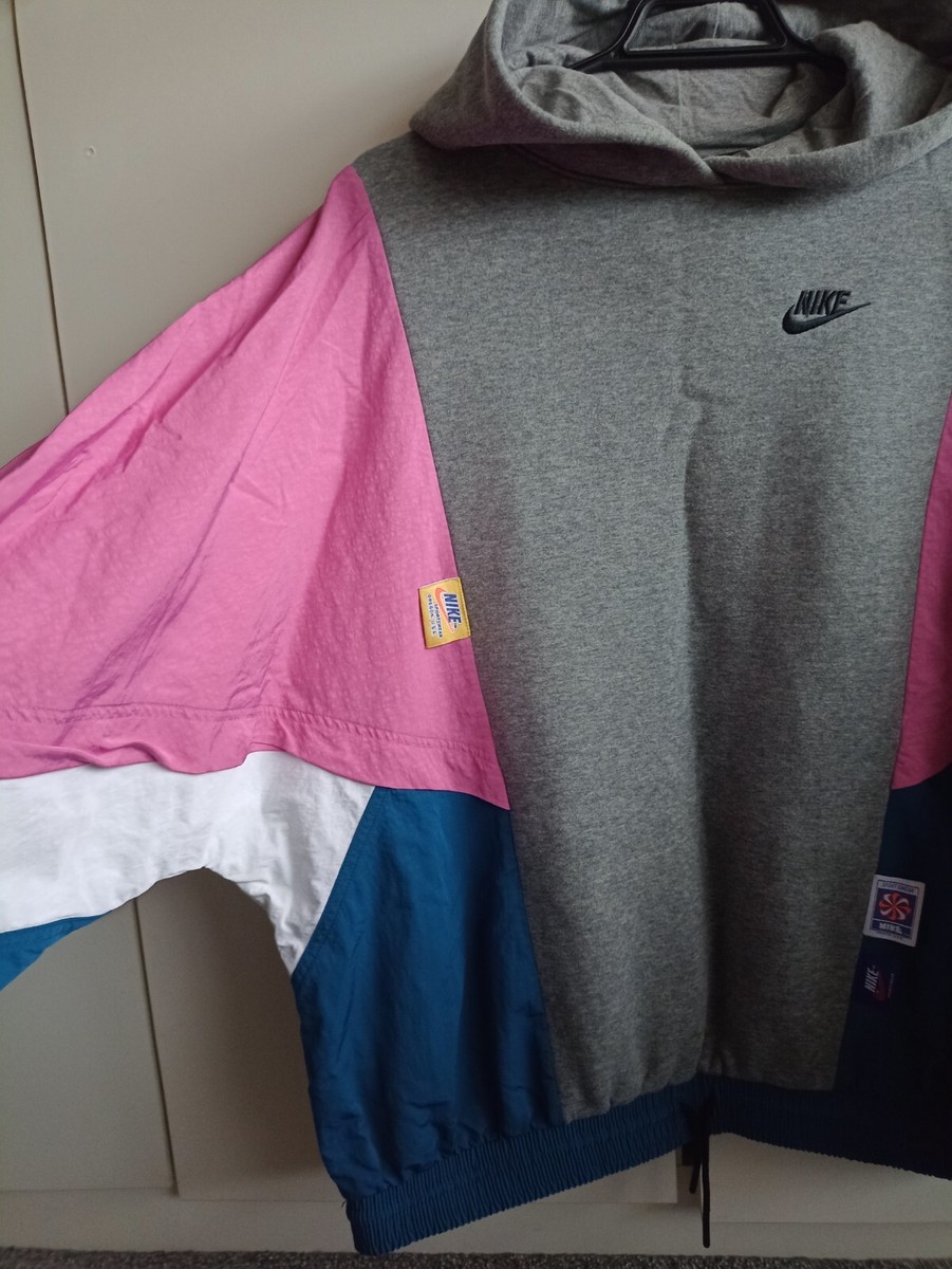 nike sportswear icon clash hoodie mens