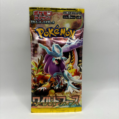 Pokemon TCG - x1 Wild Force Booster Pack - S&V Japanese SV5k - NEW
