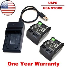 Battery Pack / Charger For Canon VIXIA HF10 HF11 HF100 HF20 HF200 HF S10 HF S11