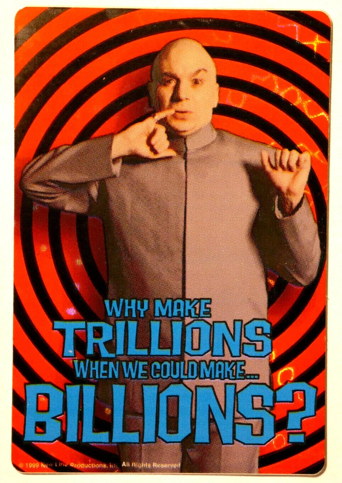 NEW LINE PRODUCTIONS INC Austin Powers Prism Vending Sticker Retro Collectible 1999