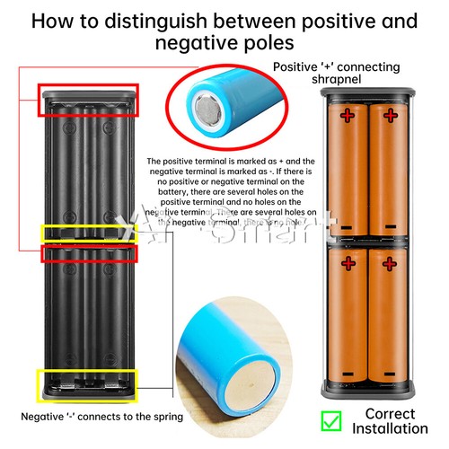 22.5W Transparent Mobile Power Bank Case 4*21700 Battery Box PD Fast Charging - 第 13/32 張圖片