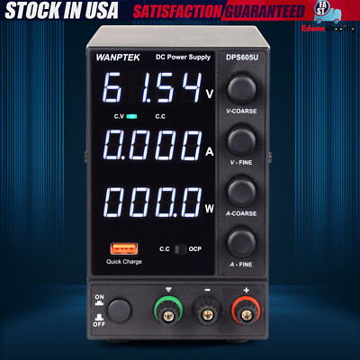 DC Power Supply Variable Adjustable Switching Bench Power Supply 30/60V 5/10A