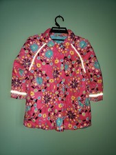 HANNA ANDERSSON PINK BLUE FLORAL QUILTED FALL WINTER SNOW JACKET COAT 110 5