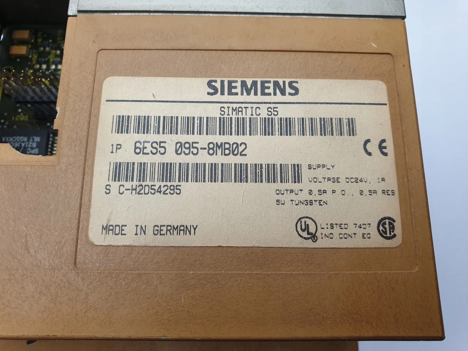 SIEMENS SIMATIC S5-95U 6ES5 095-8MB02 - Immagine 4 di 4
