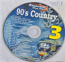 453-3 90'S COUNTRY   1 DISC CHARTBUSTER  KARAOKE  LOT VA
