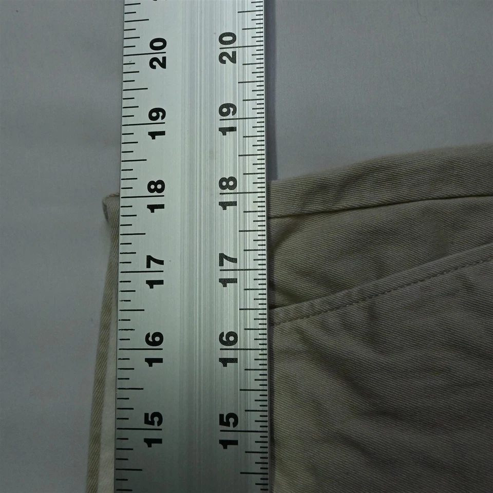 J.CREW 34 x 32 Khaki Stretch E1590 770 Straight Mens Chino Pants - Image 2 of 4