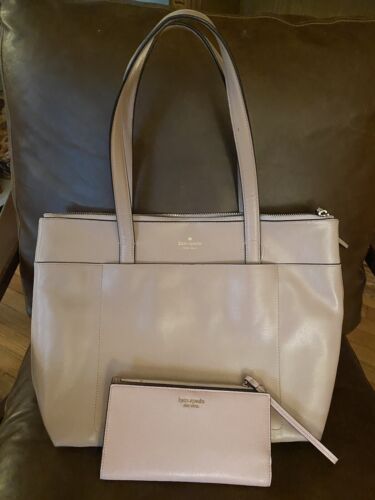Large Kate Spade Handbag With Matching Wallet
