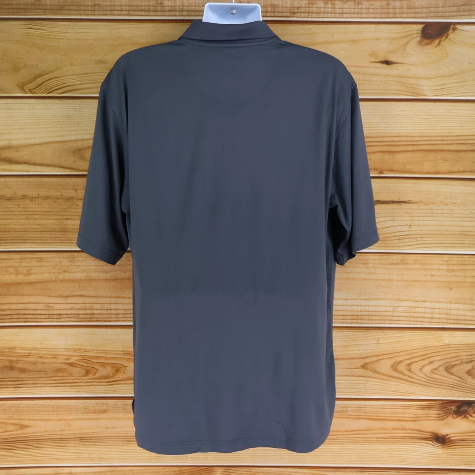 Kirkland Signature Polo Golf Shirt Mens XXL Dark Gray Polyester Comfort Stretch - Image 2 of 4