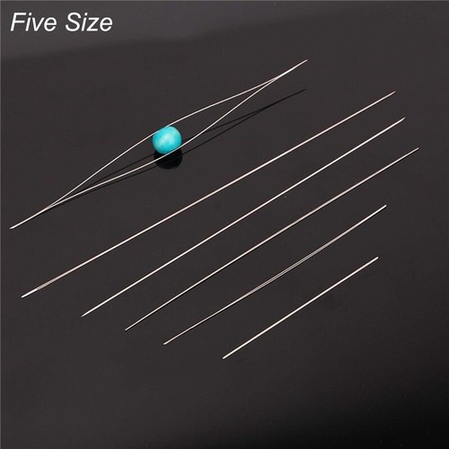 1Set Big Eye Beading Needles Easy Threading Tool for Bracelet Jewelry Making DIY - Picture 22 of 41